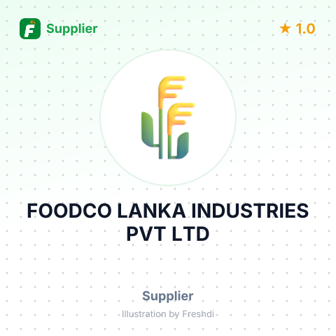 FOODCO LANKA INDUSTRIES PVT LTD – summary card, no photo uploaded yet