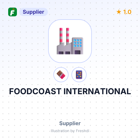 FOODCOAST INTERNATIONAL – summary card, no photo uploaded yet