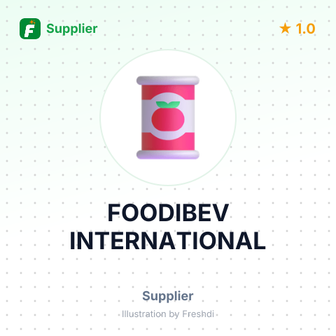 FOODIBEV INTERNATIONAL – summary card, no photo uploaded yet