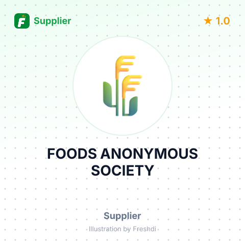 FOODS ANONYMOUS SOCIETY – summary card, no photo uploaded yet