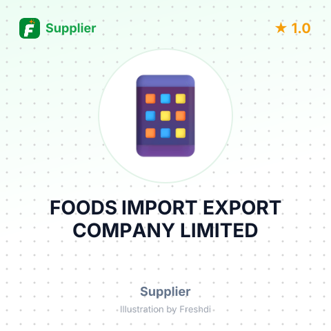 FOODS IMPORT EXPORT COMPANY LIMITED – summary card, no photo uploaded yet