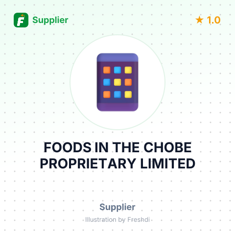 FOODS IN THE CHOBE PROPRIETARY LIMITED – summary card, no photo uploaded yet