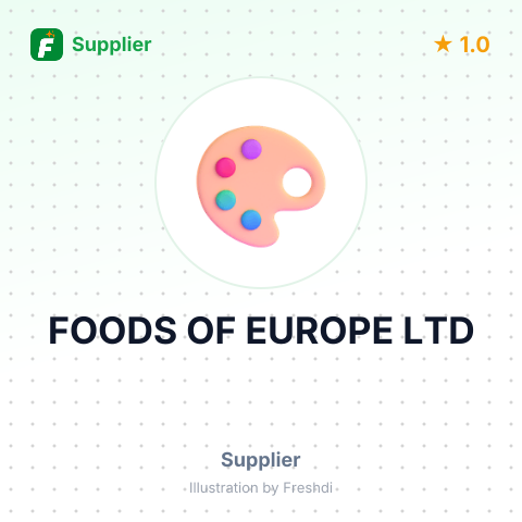 FOODS OF EUROPE LTD – summary card, no photo uploaded yet