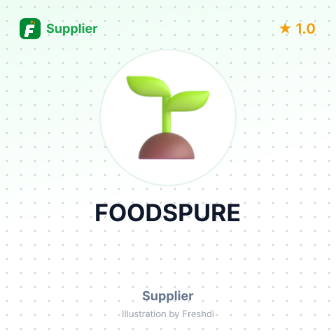 FOODSPURE – summary card, no photo uploaded yet