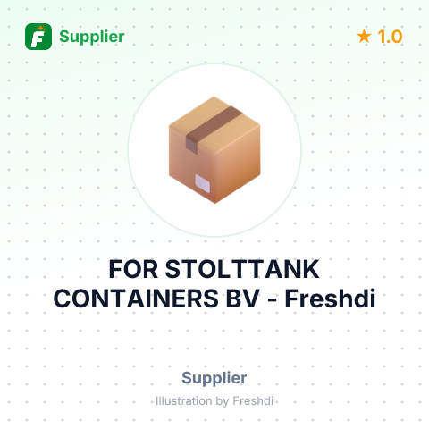 FOR STOLTTANK CONTAINERS BV – summary card, no photo uploaded yet