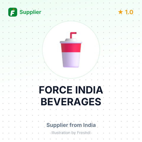 FORCE INDIA BEVERAGES – summary card, no photo uploaded yet