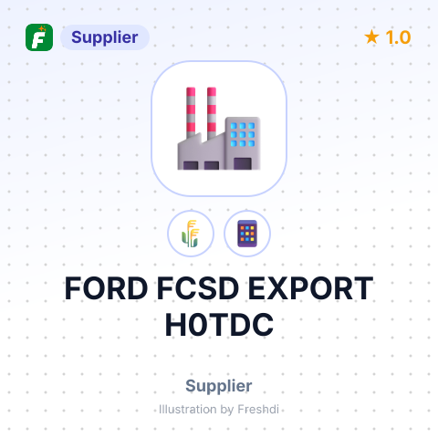 FORD FCSD EXPORT H0TDC – summary card, no photo uploaded yet