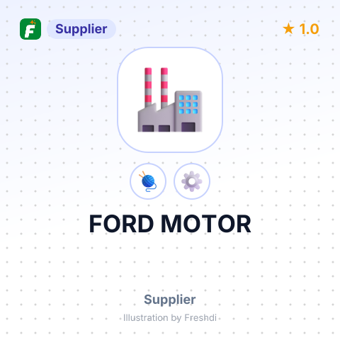 FORD MOTOR – summary card, no photo uploaded yet