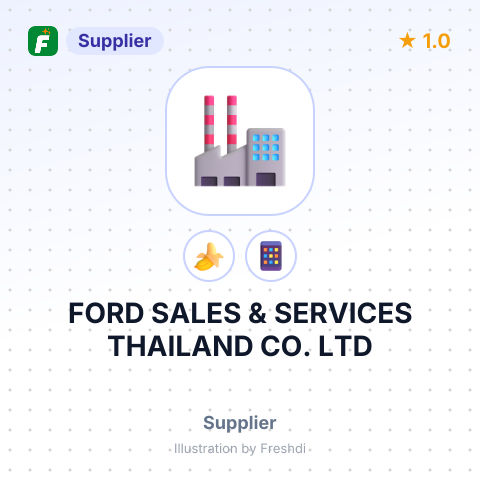 FORD SALES & SERVICES THAILAND CO. LTD – summary card, no photo uploaded yet