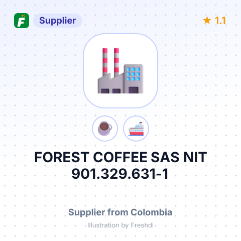 FOREST COFFEE SAS NIT 901.329.631-1 – summary card, no photo uploaded yet