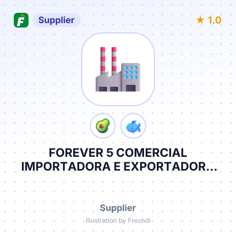 FOREVER 5 COMERCIAL IMPORTADORA E EXPORTADORA LTDA – summary card, no photo uploaded yet