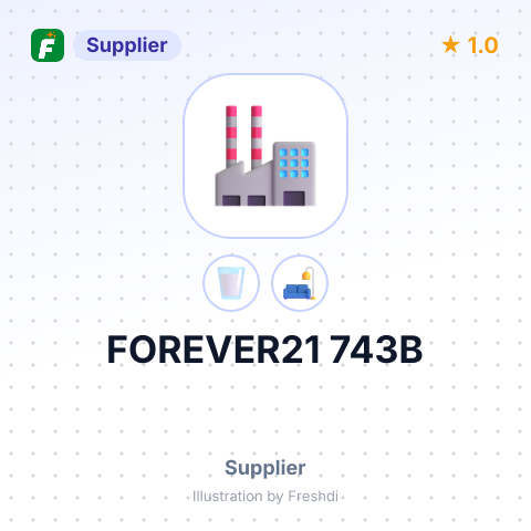 FOREVER21 743B – summary card, no photo uploaded yet