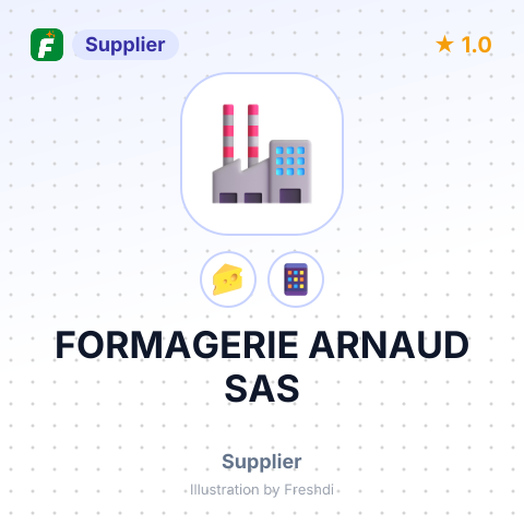 FORMAGERIE ARNAUD SAS – summary card, no photo uploaded yet