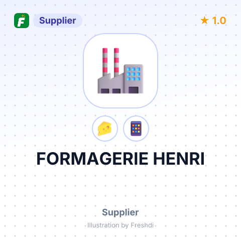 FORMAGERIE HENRI – summary card, no photo uploaded yet