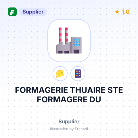 FORMAGERIE THUAIRE STE FORMAGERE DU – summary card, no photo uploaded yet