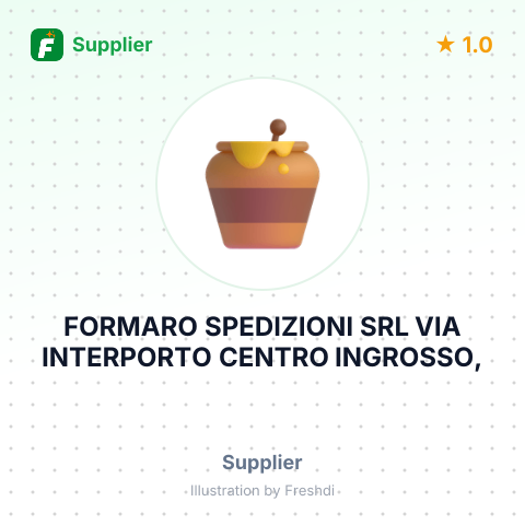 FORMARO SPEDIZIONI SRL VIA INTERPORTO CENTRO INGROSSO, – summary card, no photo uploaded yet