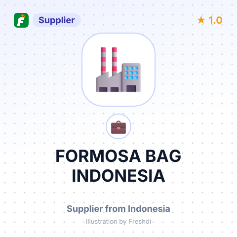 FORMOSA BAG INDONESIA – summary card, no photo uploaded yet