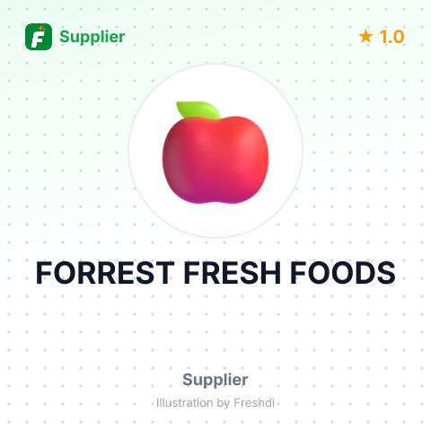 FORREST FRESH FOODS – summary card, no photo uploaded yet