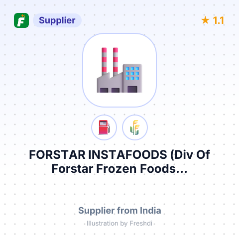 FORSTAR INSTAFOODS (Div Of Forstar Frozen Foods... – summary card, no photo uploaded yet