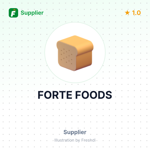 FORTE FOODS – summary card, no photo uploaded yet