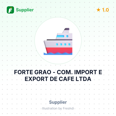FORTE GRAO - COM. IMPORT E EXPORT DE CAFE LTDA – summary card, no photo uploaded yet