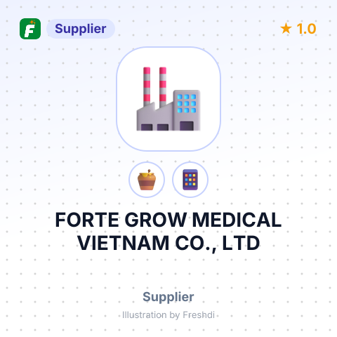 FORTE GROW MEDICAL VIETNAM CO., LTD – summary card, no photo uploaded yet