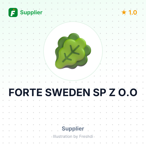FORTE SWEDEN SP Z O.O – summary card, no photo uploaded yet