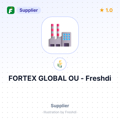FORTEX GLOBAL OU – summary card, no photo uploaded yet