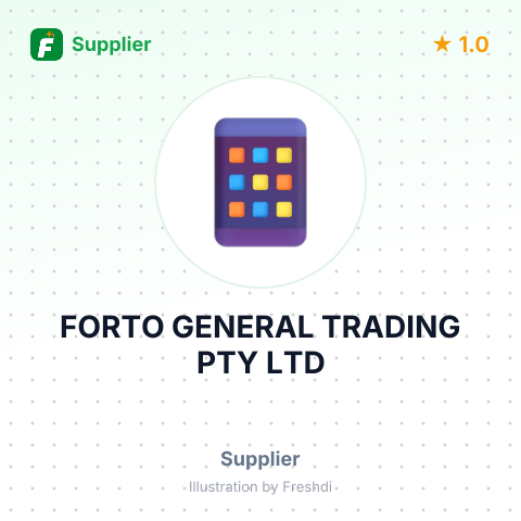FORTO GENERAL TRADING PTY LTD – summary card, no photo uploaded yet