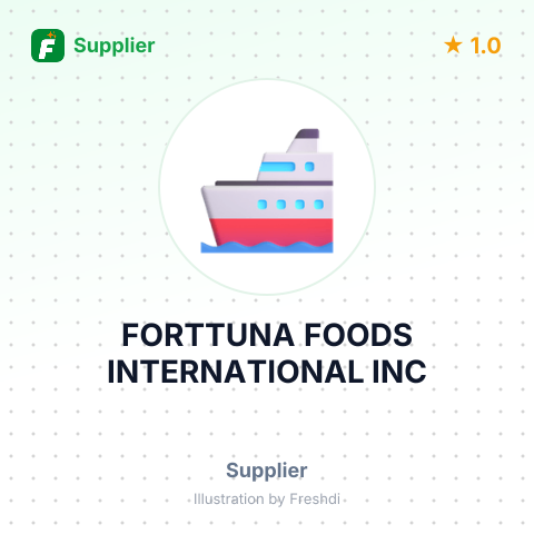 FORTTUNA FOODS INTERNATIONAL INC – summary card, no photo uploaded yet