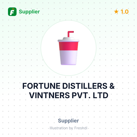 FORTUNE DISTILLERS & VINTNERS PVT. LTD – summary card, no photo uploaded yet
