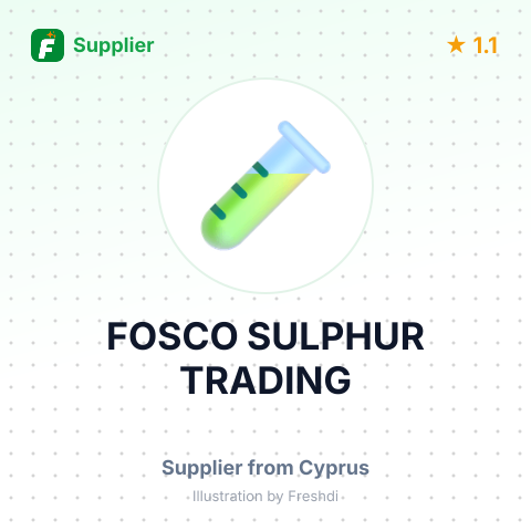 FOSCO SULPHUR TRADING – summary card, no photo uploaded yet