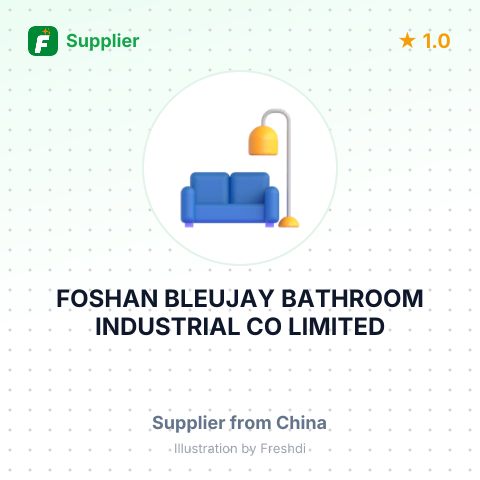FOSHAN BLEUJAY BATHROOM INDUSTRIAL CO LIMITED – summary card, no photo uploaded yet
