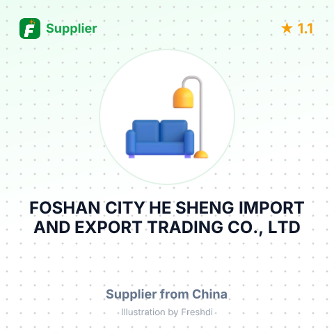 FOSHAN CITY HE SHENG IMPORT AND EXPORT TRADING CO., LTD – summary card, no photo uploaded yet