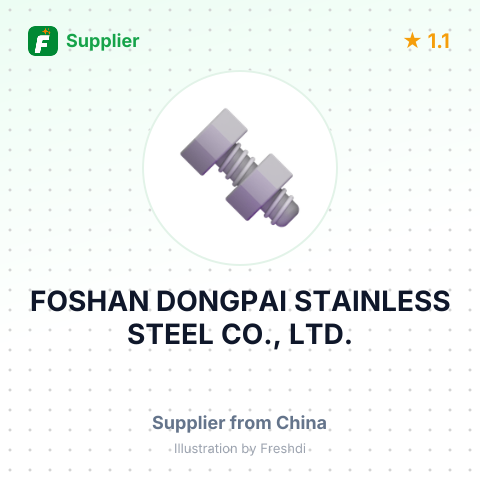 FOSHAN DONGPAI STAINLESS STEEL CO., LTD. – summary card, no photo uploaded yet