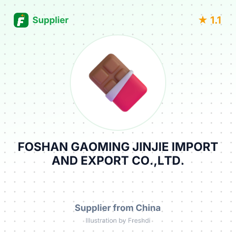 FOSHAN GAOMING JINJIE IMPORT AND EXPORT CO.,LTD. – summary card, no photo uploaded yet