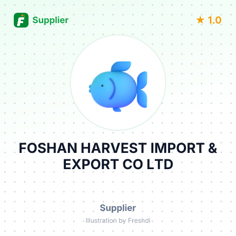 FOSHAN HARVEST IMPORT & EXPORT CO LTD – summary card, no photo uploaded yet