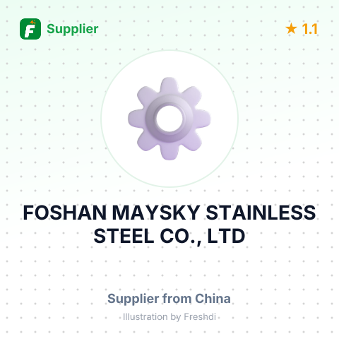 FOSHAN MAYSKY STAINLESS STEEL CO., LTD – summary card, no photo uploaded yet
