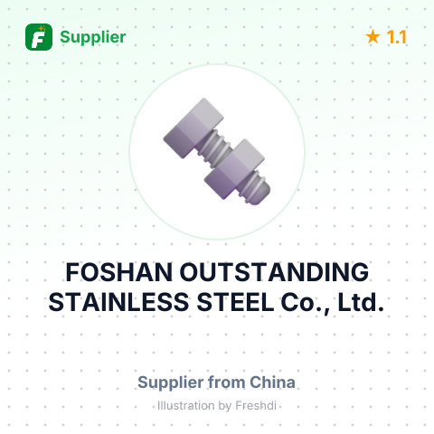 FOSHAN OUTSTANDING STAINLESS STEEL Co., Ltd. – summary card, no photo uploaded yet