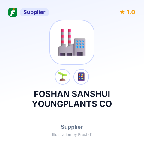 FOSHAN SANSHUI YOUNGPLANTS CO – summary card, no photo uploaded yet