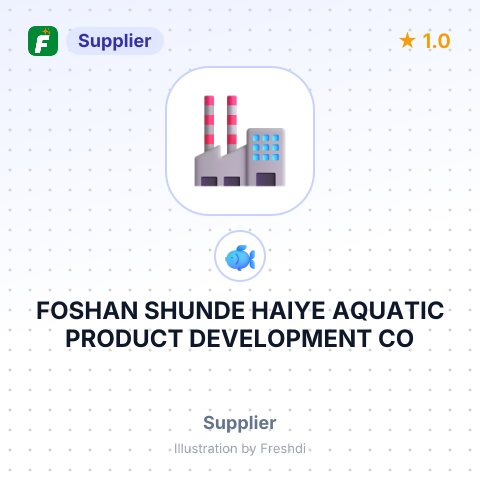 FOSHAN SHUNDE HAIYE AQUATIC PRODUCT DEVELOPMENT CO – summary card, no photo uploaded yet
