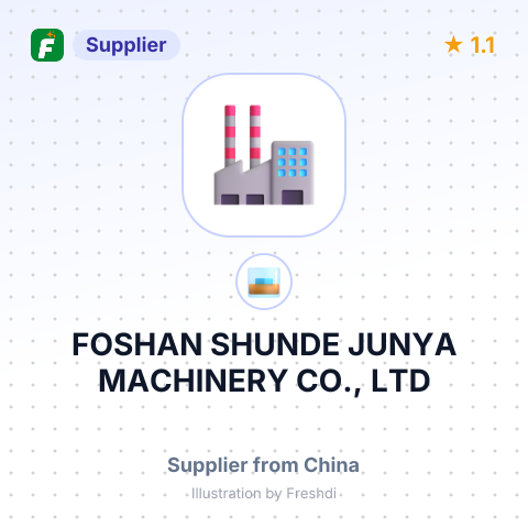 FOSHAN SHUNDE JUNYA MACHINERY CO., LTD – summary card, no photo uploaded yet
