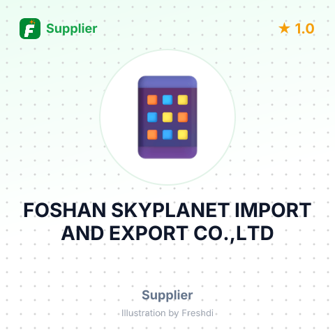 FOSHAN SKYPLANET IMPORT AND EXPORT CO.,LTD – summary card, no photo uploaded yet