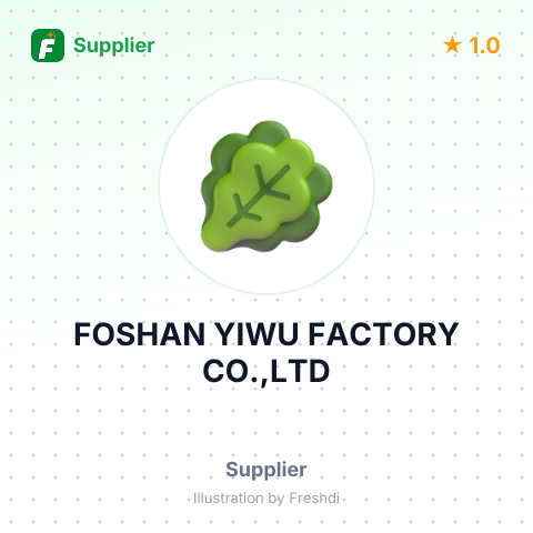 FOSHAN YIWU FACTORY CO.,LTD – summary card, no photo uploaded yet
