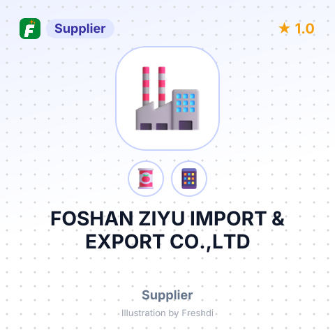 FOSHAN ZIYU IMPORT & EXPORT CO.,LTD – summary card, no photo uploaded yet