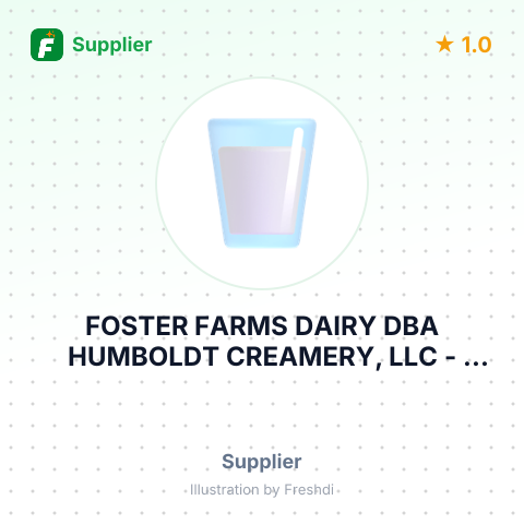 FOSTER FARMS DAIRY DBA HUMBOLDT CREAMERY, LLC – summary card, no photo uploaded yet