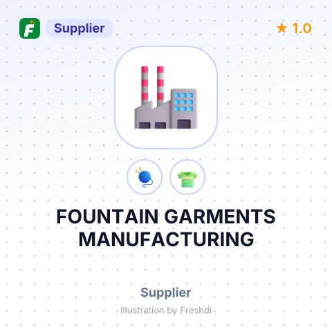 FOUNTAIN GARMENTS MANUFACTURING – summary card, no photo uploaded yet