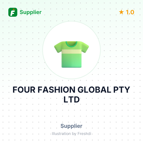 FOUR FASHION GLOBAL PTY LTD – summary card, no photo uploaded yet