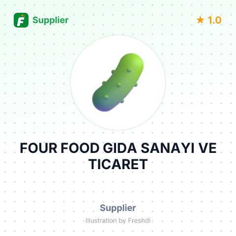 FOUR FOOD GIDA SANAYI VE TICARET – summary card, no photo uploaded yet