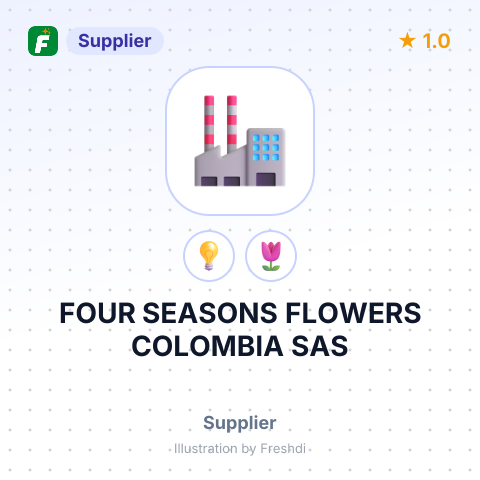 FOUR SEASONS FLOWERS COLOMBIA SAS – summary card, no photo uploaded yet